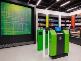 Futuristic AI-Enabled Grocery Store